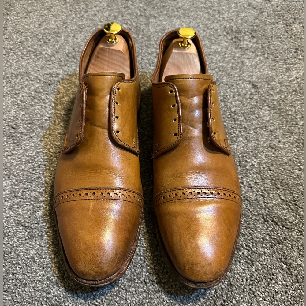 Allen Edmonds / Boulevard 7484 Cap Toe Oxford / US 10.5D / Made in USA / Brown